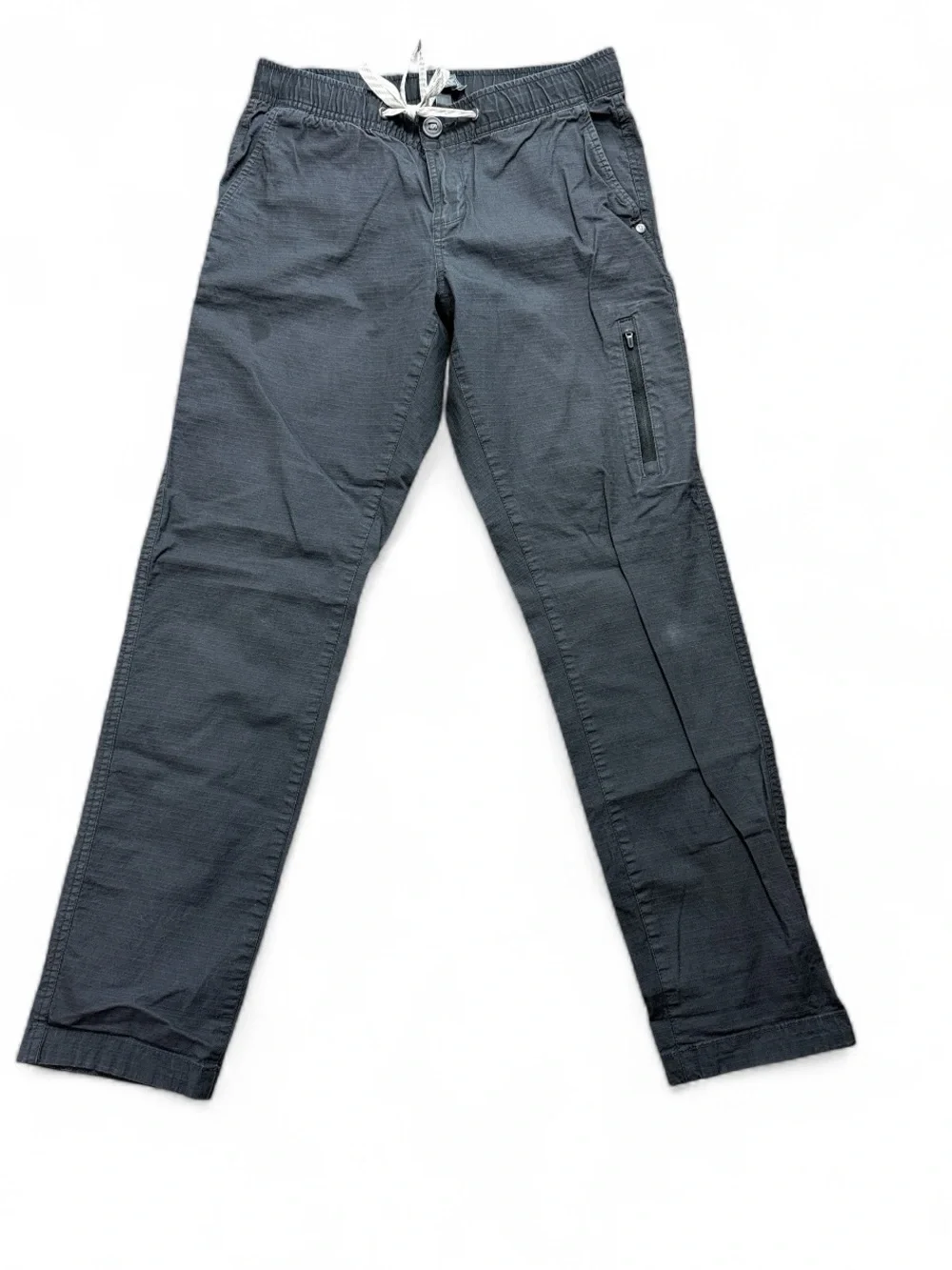 Vuori Ripstop Charcoal Drawstring Casual Pants - Dark Gray - Picture 2 of 7